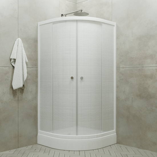 Душевой уголок Triton Стандарт Щ0000041035 90х90 см лен, с поддоном