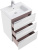 Мебель для ванной Roca The Gap 60 3 ящика, белый глянец Мебель для ванной Roca The Gap 60 3 ящика, белый глянец