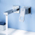Смеситель для раковины Grohe Eurocube 23447000 настенный Смеситель для раковины Grohe Eurocube 23447000 настенный