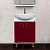 Тумба с раковиной Orange Кларис 55 бордовая