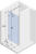 Душевая дверь в нишу Riho Scandic Soft Q102 90 см, R