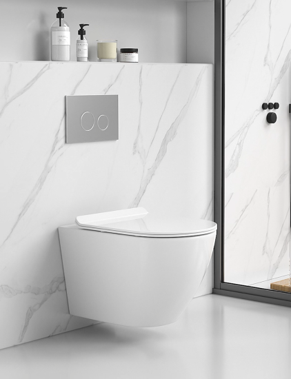 Инсталляция Grohe Rapid SL 38772001 с кнопкой + унитаз подвесной BeWash Aldo BKWHT001480