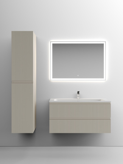 Тумба с раковиной Sancos Snob T 100 Beige Soft SNT100CE, подвесная