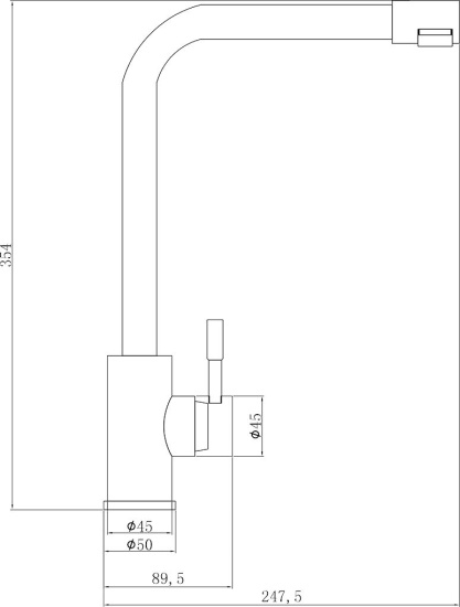 Смеситель для кухни Zorg Steel Hammer SH 5191 INOX