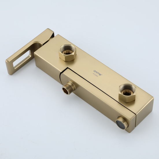 Смеситель для ванны Gappo G3217-3, золотой сатин