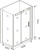Душевой уголок Good Door Galaxy WTW+SP-C-CH 120х100, профиль хром Душевой уголок Good Door Galaxy WTW+SP-C-CH 120х100, профиль хром