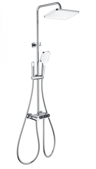 Душевая стойка Wonzon & Woghand Muse Corno WW-B3112-CR с термостатом