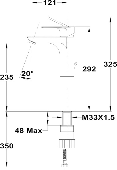Смеситель для раковины Teka Mallorca 323116210