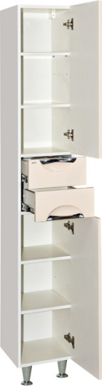 Пенал Misty Жасмин 31 R бежевая эмаль