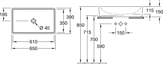 Мебель для ванной Villeroy & Boch Antheus сarrara