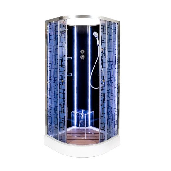 Душевая кабина DTO BM1510 N с LED-подсветкой