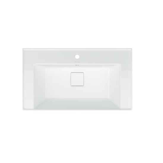 Тумба с раковиной Aqwella Vancouver 80 напольная, белая