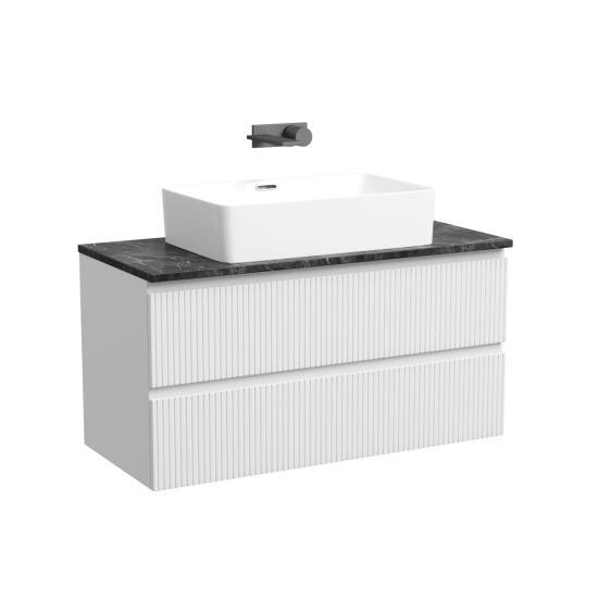 Тумба с раковиной Sancos Snob T 100 Bianco SNT100W, подвесная