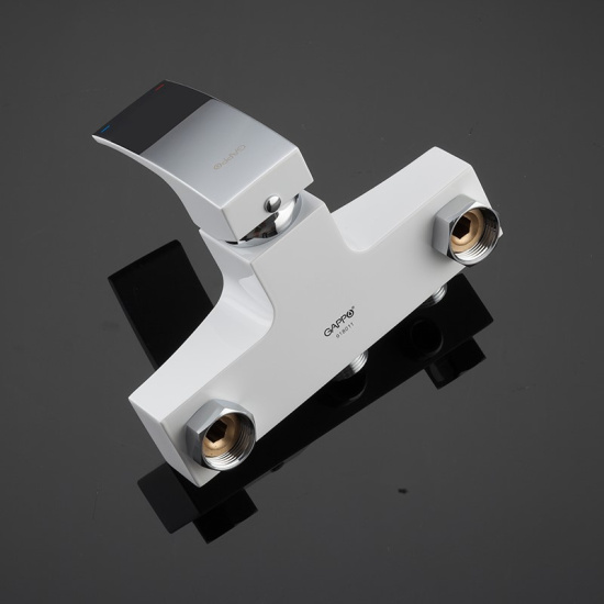 Смеситель для ванны Gappo G2207-7, белый