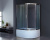 Душевой уголок Royal Bath RB 8120BK-C-CH L, с поддоном