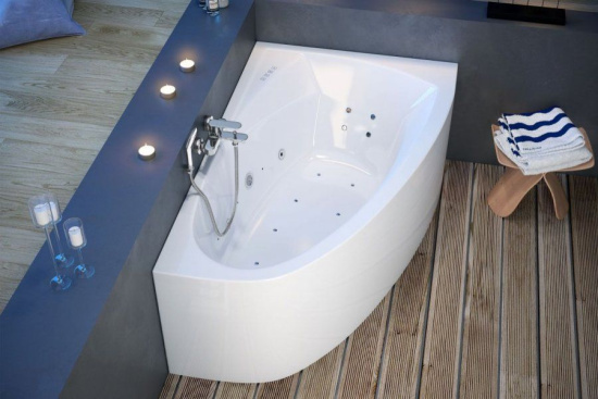 Акриловая ванна Excellent Aquaria Comfort 150x95 см правая с гидромассажем