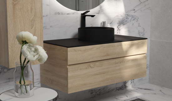 Мебель для ванной Raval Decent 100 дуб сонома