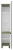Пенал Brevita Энфида 35 R, зеленый
