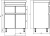 Тумба с раковиной ASB-Mebel Марко 60-2.2 Тумба с раковиной ASB-Mebel Марко 60-2.2