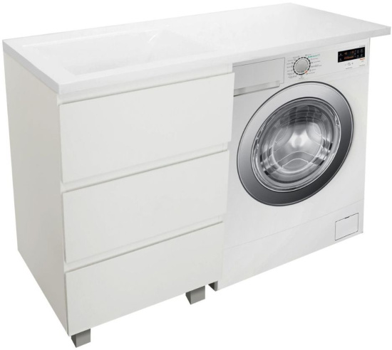 Тумба с раковиной Эстет Dallas Luxe 110 напольная, 3 ящика