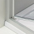 Душевая дверь в нишу GuteWetter Practic Door GK-402 73-77 см стекло бесцветное, профиль матовый хром