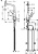 Смеситель для кухни Hansgrohe Metris Select M71 73816000 хром