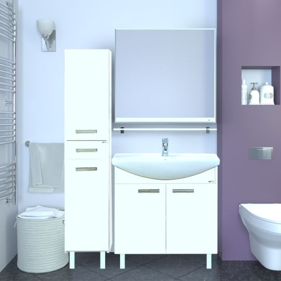 Зеркало Misty Джулия 85 белое White