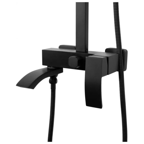 Душевая стойка Hansberge H5077BL, черный