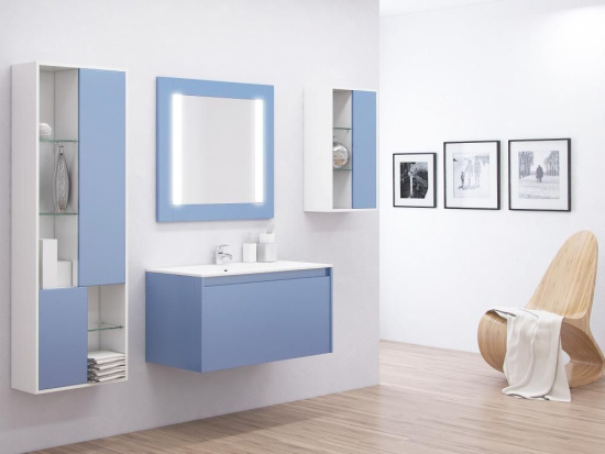 Мебель для ванной Sanvit Флай 120 белый глянец