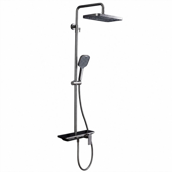 Душевая стойка Gappo G2496-19, оружейная сталь