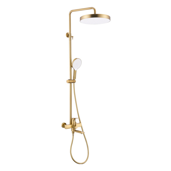 Душевая стойка Raglo R07.24.03 сатин золотой