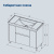 Тумба с раковиной Aquanet Nova Lite 2.0 110 напольная, белый глянец Тумба с раковиной Aquanet Nova Lite 2.0 110 напольная, белый глянец