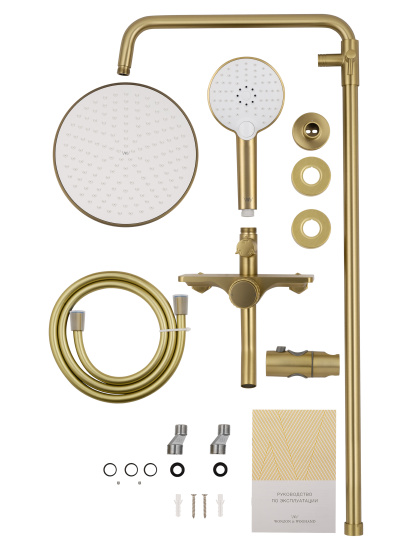 Душевая стойка Wonzon & Woghand Click WW-N3S962-BG