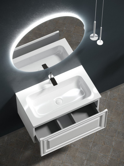 Тумба с раковиной Sancos Very 80 Bianco VR80W
