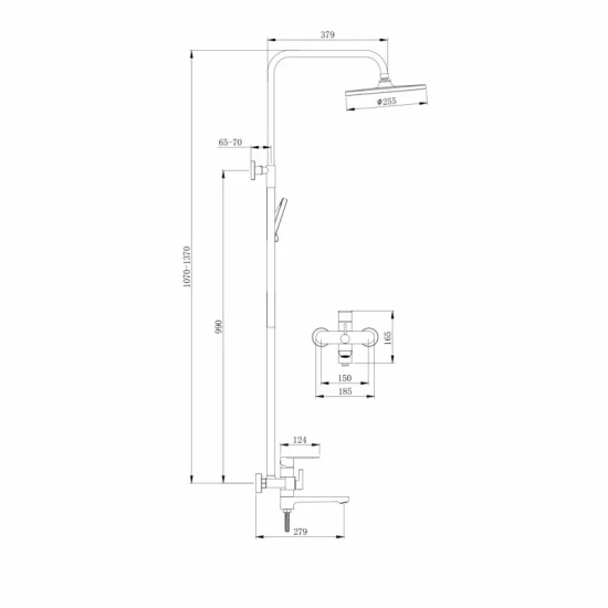 Душевая стойка Splenka S221.24.03