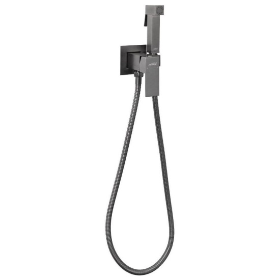 Гигиенический душ Hansberge H3077BG со смесителем, графит