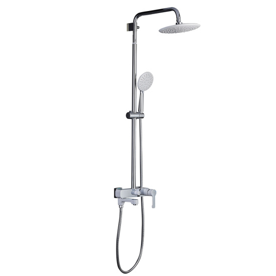 Душевая стойка Gappo G2403-8, хром/белый