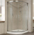 Душевой уголок Vegas Glass ZS-F 110*90 08 01 профиль глянцевый хром, стекло прозрачное