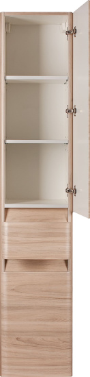 Пенал Style Line Атлантика 35 Люкс Plus R, с бельевой корзиной, ясень перламутр