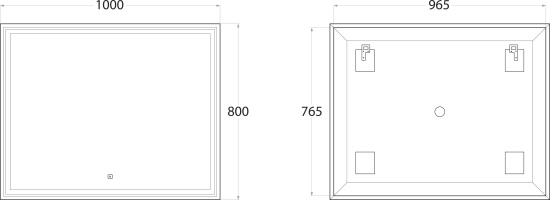 Мебель для ванной Art&Max Family 100, напольная, Pino Esotica