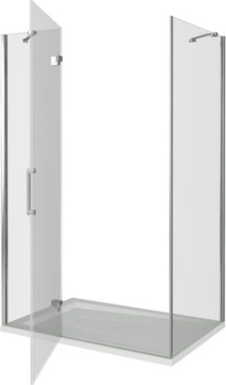 Душевой уголок Good Door Saturn WTW+SP левый 120х90х185 см