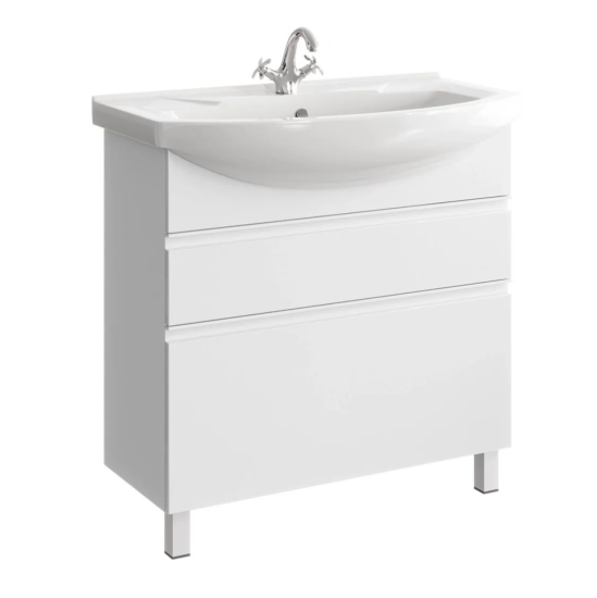 Тумба с раковиной Aqwella Rodos 85 напольная