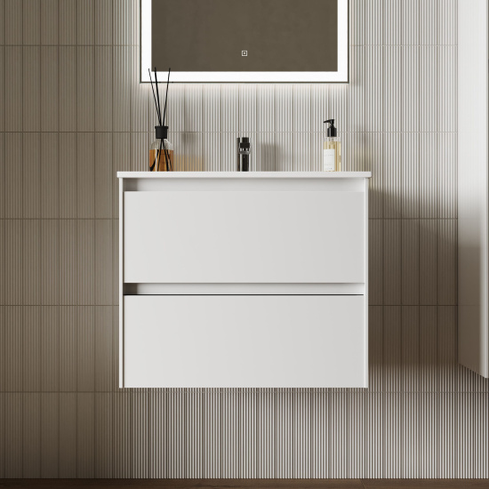 Мебель для ванной Sancos Cento 60 белый глянец