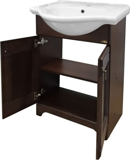 Тумба с раковиной Misty Рим 65 орех