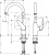 Смеситель для кухни Hansgrohe Focus M42 71802000 хром