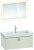 Тумба с раковиной Duravit White Tulip 105 с ручкой, скандинавский белый шелковисто-матовый