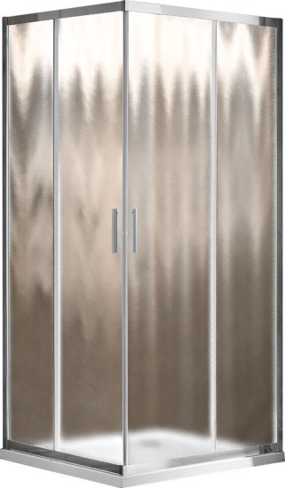 Душевой уголок Vincea Garda VSS-1G9010CH 100x90 см, профиль хром, стекло шиншилла