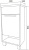 Тумба с раковиной 1MarKa Lira 40Н напольная, дуб сонома Тумба с раковиной 1MarKa Lira 40Н напольная, дуб сонома