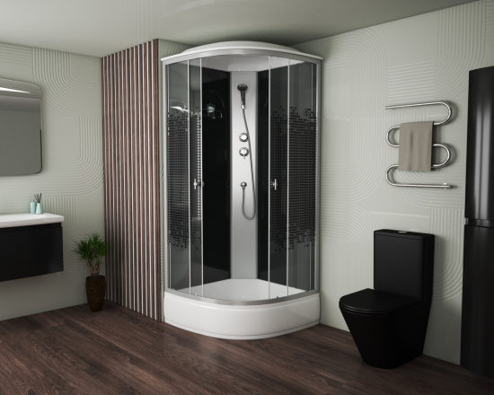 Душевая кабина Niagara Eco E100/26/BLACK