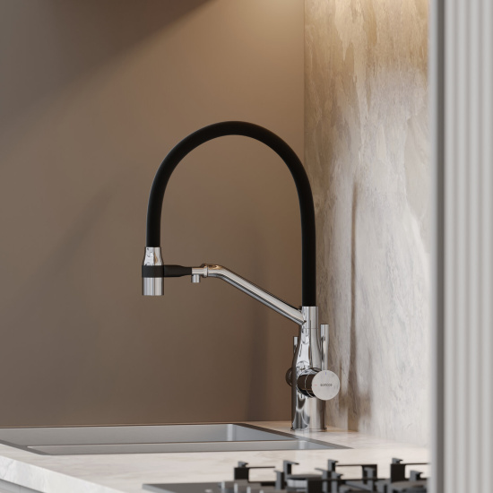 Смеситель для кухни Sancos Orta SC4008CH, хром
